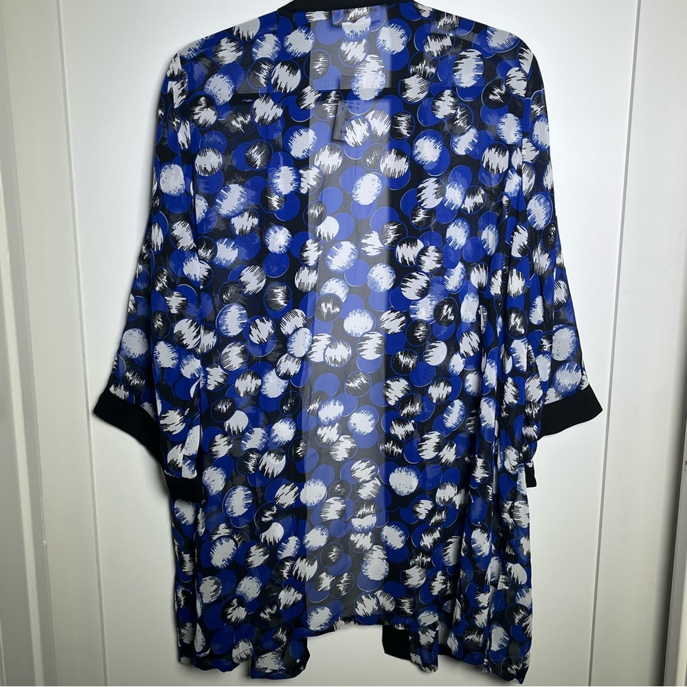 Beautiful Multicolor Patterned Open Cardigan Size… - image 8